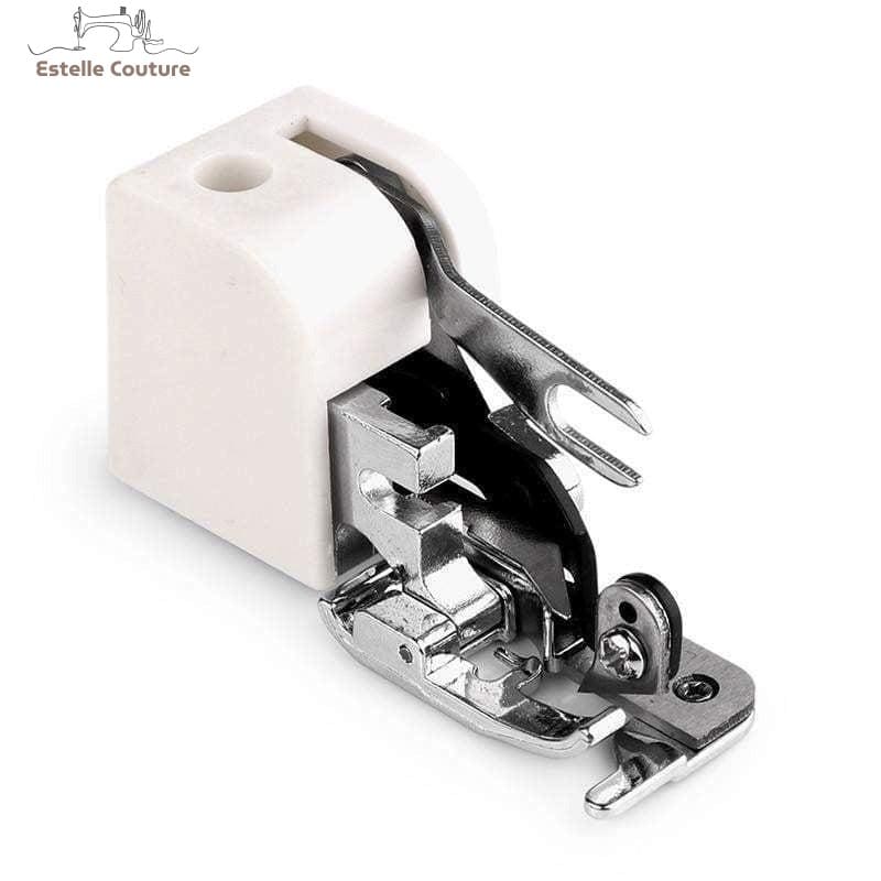 Pied Presseur Ourleur à Roulette Pour Machine à Coudre - Réglable 1-3 Mm, Pour Tissus, Cuir, Cannage